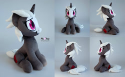 Size: 2300x1425 | Tagged: safe, artist:meplushyou, derpibooru import, oc, oc:s.leech, pony, unicorn, female, irl, mare, photo, plushie, solo