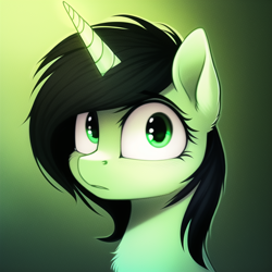 Size: 640x640 | Tagged: safe, derpibooru import, machine learning generated, oc, oc:anon filly, unicorn, concerned, female, filly, foal