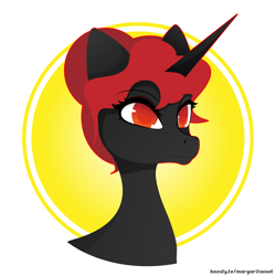 Size: 8334x8334 | Tagged: safe, derpibooru import, oc, oc only, alicorn, black, red eyes, simple background, solo, white background