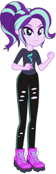 Size: 540x1676 | Tagged: safe, artist:ajosterio, derpibooru import, starlight glimmer, equestria girls, boots, clothes, cute, female, glimmerbetes, looking at you, pants, shirt, shoes, simple background, smiling, solo, transparent background