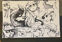 Size: 2048x1392 | Tagged: safe, artist:selenophile, derpibooru import, pony, traditional art, vent art