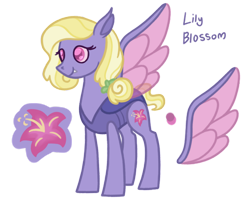 Size: 1280x1030 | Tagged: safe, artist:computerstickman, derpibooru import, oc, oc:lily blossom, changepony, hybrid, female, simple background, solo, transparent background