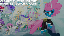 Size: 1280x720 | Tagged: safe, derpibooru import, edit, edited screencap, editor:quoterific, screencap, seabreeze, breezie, it ain't easy being breezies, season 4, female, flying, male, open mouth, spread wings, wings