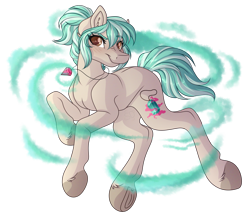 Size: 3183x2745 | Tagged: safe, artist:amazing-artsong, derpibooru import, oc, oc:emmi, earth pony, pony, simple background, smoke, solo, transparent background, underhoof