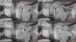 Size: 1280x720 | Tagged: safe, derpibooru import, edit, edited screencap, editor:quoterific, screencap, kerfuffle, pegasus, pony, rainbow roadtrip, amputee, female, mare, open mouth, open smile, prosthetic leg, prosthetic limb, prosthetics, smiling, solo, spread wings, wings