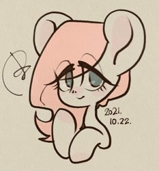 Size: 605x649 | Tagged: safe, artist:oc_ponys, derpibooru import, oc, oc only, oc:double circle, pegasus, pony, 2021, bust, eye clipping through hair, female, looking at you, mare, pegasus oc, signature, solo