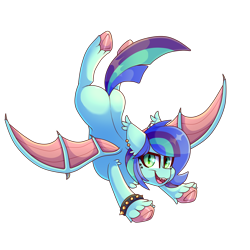 Size: 2000x2000 | Tagged: safe, artist:star-theft, derpibooru import, oc, bat pony, pony, female, mare, simple background, solo, transparent background