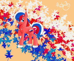 Size: 2200x1800 | Tagged: safe, artist:adriaxwolf, derpibooru import, pony, abstract background, nation ponies, ponified, slovakia, solo