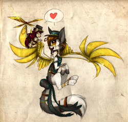 Size: 1716x1646 | Tagged: safe, artist:terror--bite, artist:the--cloudsmasher, derpibooru import, oc, hedgehog, pony, steampunk, unnamed oc