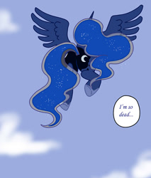 Size: 600x704 | Tagged: safe, artist:ask--luna-and-rarity, derpibooru import, princess luna, alicorn, pony, series:arc 1, solo