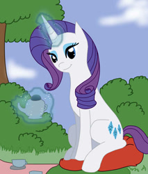 Size: 600x704 | Tagged: safe, artist:ask--luna-and-rarity, derpibooru import, rarity, pony, unicorn, series:arc 1, solo