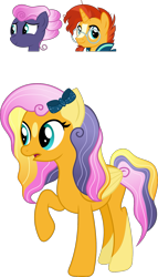 Size: 997x1747 | Tagged: safe, artist:littlejurnalina, derpibooru import, sunburst, oc, crystal pony, pegasus, pony, female, mare, offspring, parent:sunburst, simple background, transparent background