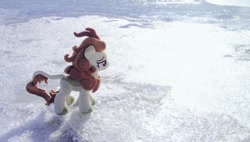 Size: 1024x582 | Tagged: safe, derpibooru import, photographer:pakapaka1993, autumn blaze, kirin, pony, ice, irl, japan, photo, plushie, solo