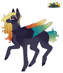 Size: 1922x2224 | Tagged: safe, artist:sleepy-nova, derpibooru import, oc, oc:astray, pegasus, pony, colored wings, female, mare, simple background, solo, transparent background, two toned wings, wings