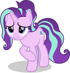 Size: 5468x5643 | Tagged: safe, artist:thatusualguy06, ponybooru exclusive, luster dawn, starlight glimmer, pony, unicorn, female, mare, recolor, simple background, svg, transparent background