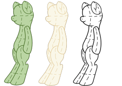 Size: 1700x1200 | Tagged: safe, artist:galeemlightseraphim, derpibooru import, oc, oc only, earth pony, pony, base, bipedal, earth pony oc, simple background, transparent background