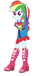 Size: 2000x4256 | Tagged: safe, artist:gmaplay, derpibooru import, rainbow dash, equestria girls, bare shoulders, cute, dashabetes, fall formal outfits, simple background, sleeveless, solo, transparent background