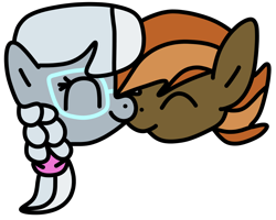 Size: 1000x800 | Tagged: safe, artist:jadeharmony, derpibooru import, button mash, silver spoon, earth pony, pony, boop, colt, duo, eyes closed, female, filly, foal, glasses, male, noseboop, shipping, silvermash, simple background, straight, transparent background