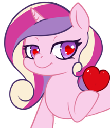 Size: 2328x2715 | Tagged: safe, artist:wild-thunder06, derpibooru import, princess cadance, alicorn, pony, heart, heart eyes, simple background, solo, transparent background, wingding eyes