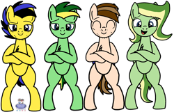 Size: 1920x1239 | Tagged: safe, artist:mrstheartist, oc, oc only, oc:boomerang beauty, oc:didgeree, oc:ponyseb 2.0, oc:seb the pony, friendship is magic, animal crossing, ankha zone, base used, bipedal, crossed hooves, dancing, hasbro, hooves, meme, my little pony, nintendo, ponified, ponified meme, self upload, simple background, transparent background