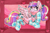 Size: 2683x1767 | Tagged: safe, artist:dandy, derpibooru import, princess cadance, alicorn, pony, :3, bow, choker, clothes, cute, cutedance, ear fluff, ears, female, hair bow, heart, heart eyes, holiday, horn, mare, ponytail, socks, solo, striped socks, tail, tail bow, traditional art, valentine's day, wingding eyes, wings