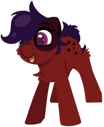 Size: 1313x1592 | Tagged: safe, artist:rhythmpixel, derpibooru import, oc, oc:mony caalot, earth pony, pony, female, full body, simple background, smiling, solo, transparent background