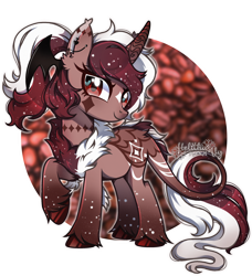 Size: 2464x2706 | Tagged: safe, artist:helithusvy, derpibooru import, oc, oc:coffee mousse, pony, base used, horn, simple background