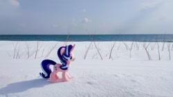 Size: 2048x1150 | Tagged: safe, derpibooru import, photographer:pakapaka1993, starlight glimmer, pony, unicorn, irl, japan, photo, plushie, snow, solo, winter