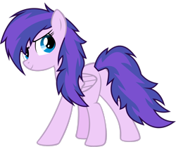 Size: 2676x2240 | Tagged: safe, artist:maomao27, derpibooru import, oc, oc:purple roselyn, pegasus, pony, female, high res, looking back, mare, simple background, solo, transparent background, vector