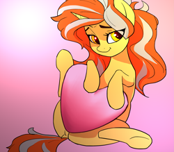 Size: 2465x2160 | Tagged: safe, artist:ahobobo, derpibooru import, oc, oc:cinderheart, pony, unicorn, holiday, solo, valentine, valentine's day