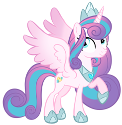 Size: 1732x1767 | Tagged: safe, artist:awoomarblesoda, derpibooru import, princess flurry heart, pony, older, older flurry heart, simple background, solo, transparent background, vector