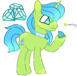 Size: 1024x1014 | Tagged: safe, artist:maximumpiracy, derpibooru import, oc, oc only, pony, unicorn, base used, diamond, hoof hold, horn, magical lesbian spawn, male, offspring, parent:amethyst star, parent:merry may, simple background, smiling, solo, stallion, transparent background, unicorn oc