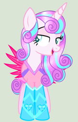 Size: 1472x2280 | Tagged: safe, artist:yulianapie26, derpibooru import, princess flurry heart, alicorn, pony, base used, clothes, eyelashes, female, mare, older, older flurry heart, smiling, solo