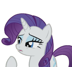 Size: 1163x1080 | Tagged: safe, artist:rarityvrymercollectiveoriginals, derpibooru import, edit, edited screencap, screencap, rarity, pony, unicorn, all bottled up, season 7, background removed, female, horn, lidded eyes, mare, not a vector, open mouth, simple background, solo, transparent background