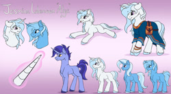 Size: 1280x699 | Tagged: safe, artist:devonella, derpibooru import, hoo'far, trixie, pony, unicorn, female, male, offspring, parent:hoo'far, parent:trixie, parents:trixfar, shipping, straight, trixfar