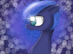 Size: 2048x1536 | Tagged: safe, artist:zoefrancesva, derpibooru import, princess luna, alicorn, pony, bust, female, profile, solo