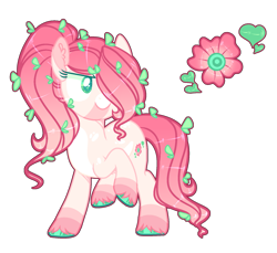 Size: 1679x1537 | Tagged: safe, artist:lilywolfpie-yt, derpibooru import, oc, earth pony, pony, female, magical lesbian spawn, mare, offspring, parent:applejack, parent:pinkie pie, parents:applepie, simple background, solo, transparent background