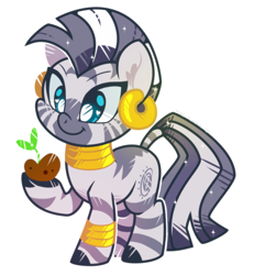 Size: 814x882 | Tagged: safe, artist:yokokinawa, derpibooru import, zecora, chibi, simple background, white background, white pupils