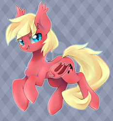 Size: 1862x2000 | Tagged: safe, artist:snow angel, derpibooru import, oc, oc only, bat pony, pony, eye clipping through hair, eyebrows, eyebrows visible through hair, looking at you, male, signature, solo, stallion