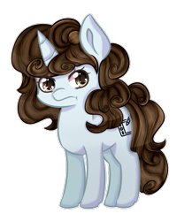 Size: 1000x1200 | Tagged: safe, artist:kittenburger3, derpibooru import, oc, oc only, oc:silver, pony, unicorn, female, frown, grumpy, horn, simple background, solo, transparent background, unicorn oc