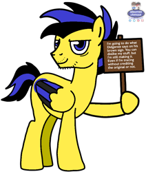 Size: 758x895 | Tagged: safe, artist:mrstheartist, oc, oc:ponyseb 2.0, pegasus, pony, digital art, evil, evil grin, op is trying to start shit, pure unfiltered evil, simple background, transparent background, vector