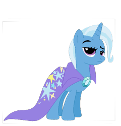 Size: 883x921 | Tagged: safe, artist:leonardo51105, derpibooru import, trixie, pony, unicorn, looking at you, simple background, solo, transparent background