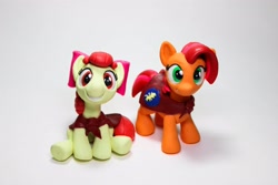 Size: 4096x2731 | Tagged: safe, artist:dustysculptures, derpibooru import, apple bloom, babs seed, craft, photo, sculpture