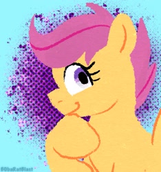 Size: 1823x1948 | Tagged: safe, artist:_b0baratblast_, derpibooru import, scootaloo, pegasus, pony, solo