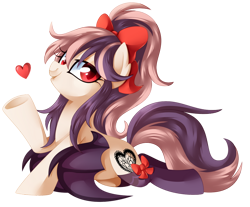 Size: 1024x846 | Tagged: safe, artist:xnightmelody, derpibooru import, oc, oc only, oc:sweet velvet, bat pony, pony, bat pony oc, clothes, female, heart, lying down, prone, simple background, socks, solo, transparent background