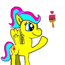 Size: 1000x1000 | Tagged: safe, derpibooru import, oc, pegasus, pony, g4, blue, my little pony, paintbrush, pink, pinksparkles, purple, solo, yellow