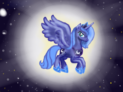 Size: 800x600 | Tagged: safe, artist:serra20, derpibooru import, princess luna, alicorn, pony, female, s1 luna, solo