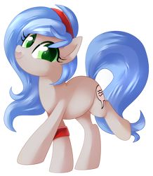 Size: 1024x1173 | Tagged: safe, artist:xnightmelody, derpibooru import, oc, oc only, oc:chatterbox, earth pony, pony, earth pony oc, female, full body, hooves, looking at you, looking sideways, mare, shading, side view, simple background, smiling, smiling at you, solo, tail, transparent background