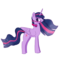 Size: 1000x1000 | Tagged: safe, artist:kushina13, derpibooru import, princess twilight 2.0, twilight sparkle, twilight sparkle (alicorn), alicorn, pony, the last problem, bridle, female, mare, older, older twilight, side view, simple background, solo, tack, transparent background