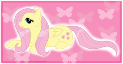 Size: 2216x1160 | Tagged: safe, artist:pinky-poodle, derpibooru import, fluttershy, pegasus, pony, female, mare, solo